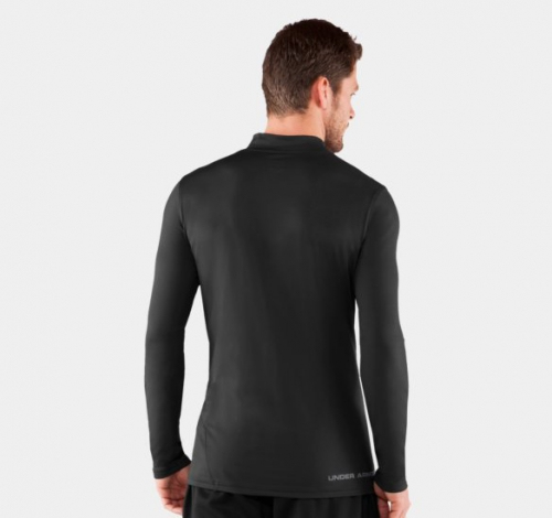 Under Armour EVO ColdGear® Fitted Mock Black T-shirt buy